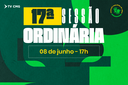 17ª SESSÃO ORDINÁRIA: CONHEÇA A PAUTA