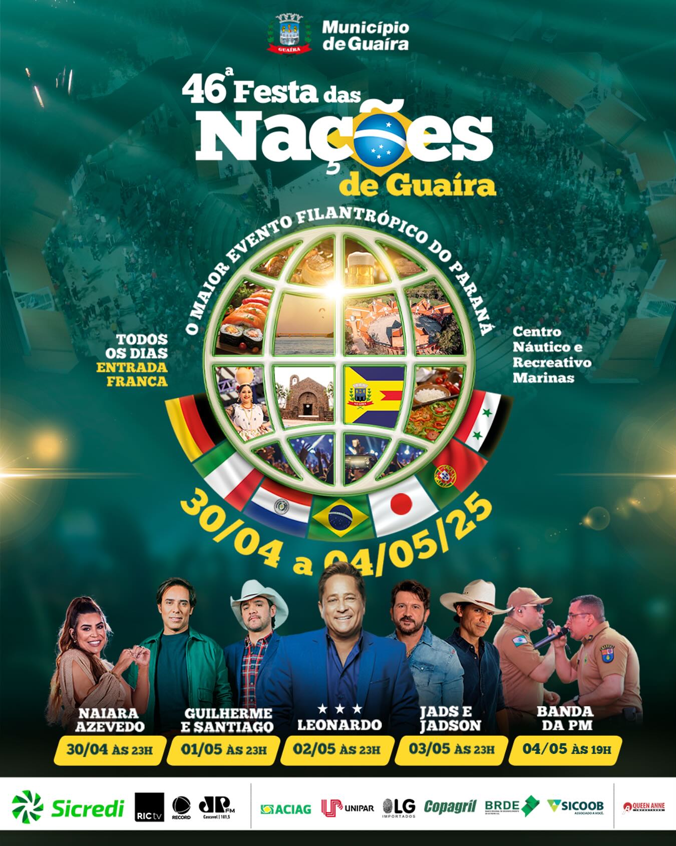 46ª FESTA DAS NAÇÕES CELEBRA TRADIÇÃO E SOLIDARIEDADE COM PROGRAMAÇÃO GRATUITA