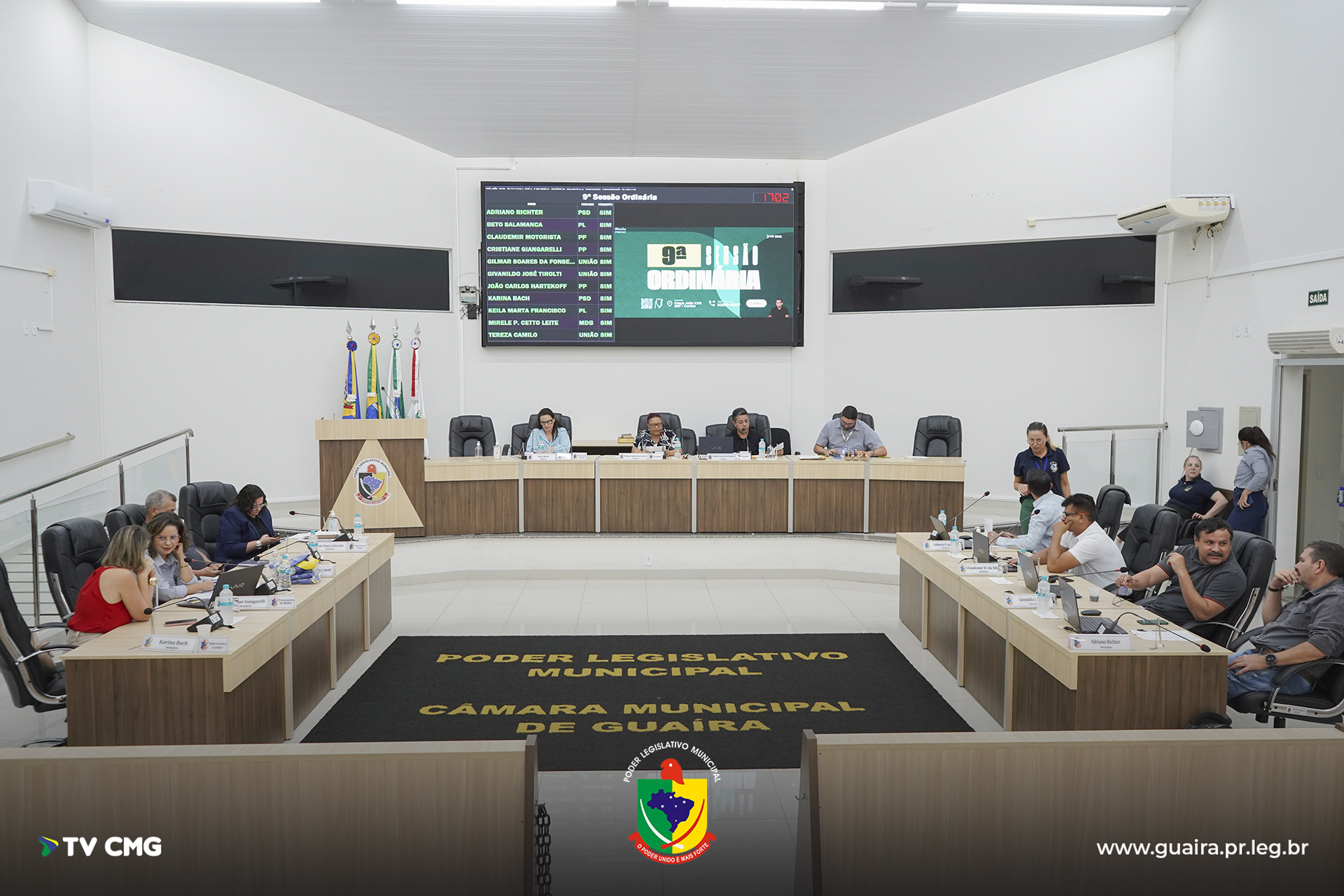 9ª SESSÃO TEM VETO DO EXECUTIVO, APROVAÇÃO DE PROJETOS E REJEIÇÃO DE REQUERIMENTO