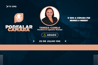 ATENÇÃO! O EPISÓDIO DO PODFALAR, CÂMARA! COM A PRESIDENTE TEREZA FOI ADIADO