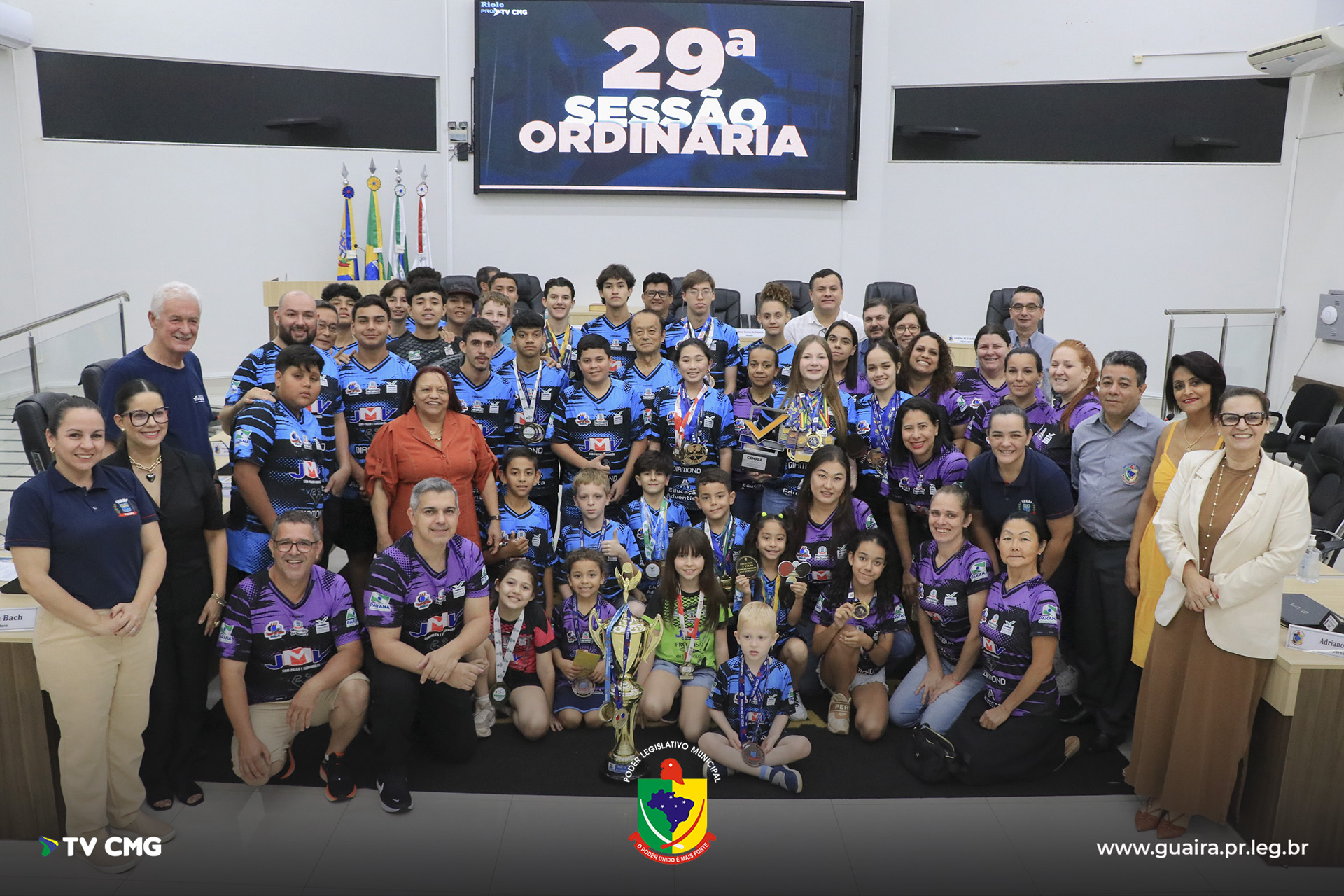 CÂMARA APROVA MOÇÃO DE APLAUSOS À ASSOCIAÇÃO DOS MESATENISTAS