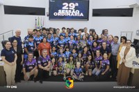 CÂMARA APROVA MOÇÃO DE APLAUSOS À ASSOCIAÇÃO DOS MESATENISTAS