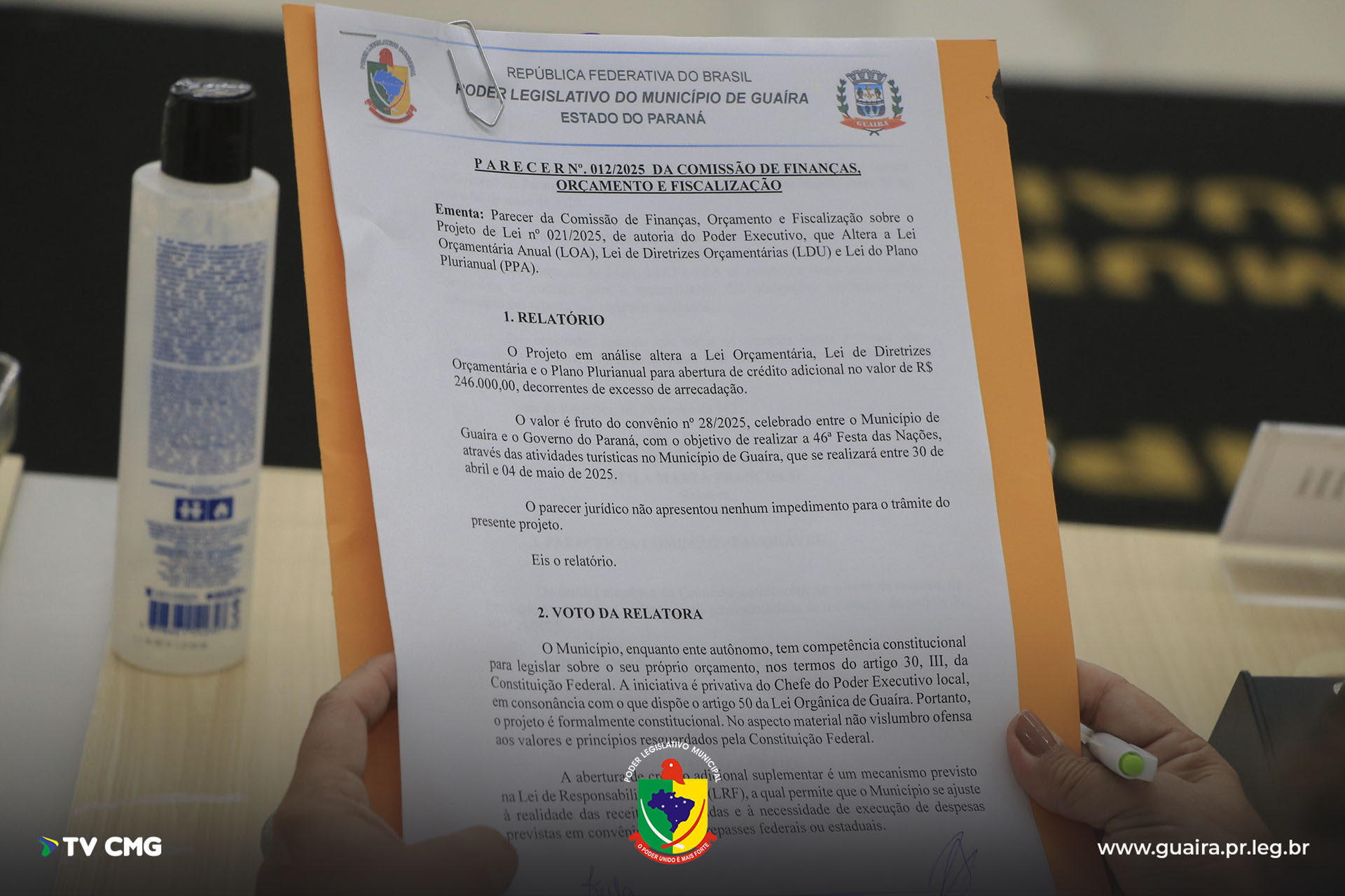  CÂMARA VOTA PROJETOS EDUCACIONAIS, DE TRANSPORTE, SELO PARA EMPRESAS E OUTRAS MELHORIAS