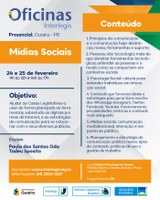 CMG SEDIARÁ OFICINA DE MÍDIAS SOCIAIS EM PARCERIA COM O INTERLEGIS