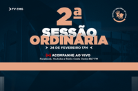 CONFIRA A PAUTA E PARTICIPE DA 2ª SESSÃO ORDINÁRIA DE 2025