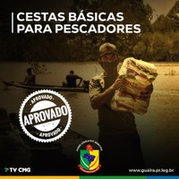 FORA DO SEGURO DEFESO, PESCADORES ARTESANAIS PODERÃO RECEBER CESTAS BÁSICAS
