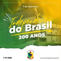GUAÍRA COMEMORARÁ O BICENTENÁRIO DA INDEPENDÊNCIA DO BRASIL COM DESFILE CÍVICO-MILITAR