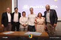 LEGISLATIVO E EXECUTIVO GUAIRENSE FORTALECEM RELAÇÕES INSTITUCIONAIS EM REUNIÃO BINACIONAL