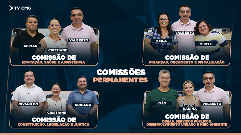 NOVOS MEMBROS SÃO NOMEADOS PARA AS COMISSÕES PERMANENTES