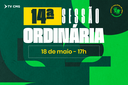 PAUTA DA 14ª SESSÃO ORDINÁRIA