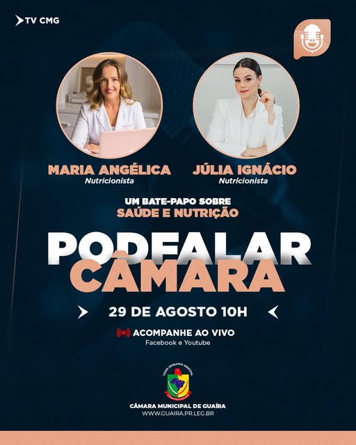 PODFALAR, CÂMARA! DÁ ESPAÇO PARA A NUTRIÇÃO E O BEM-ESTAR