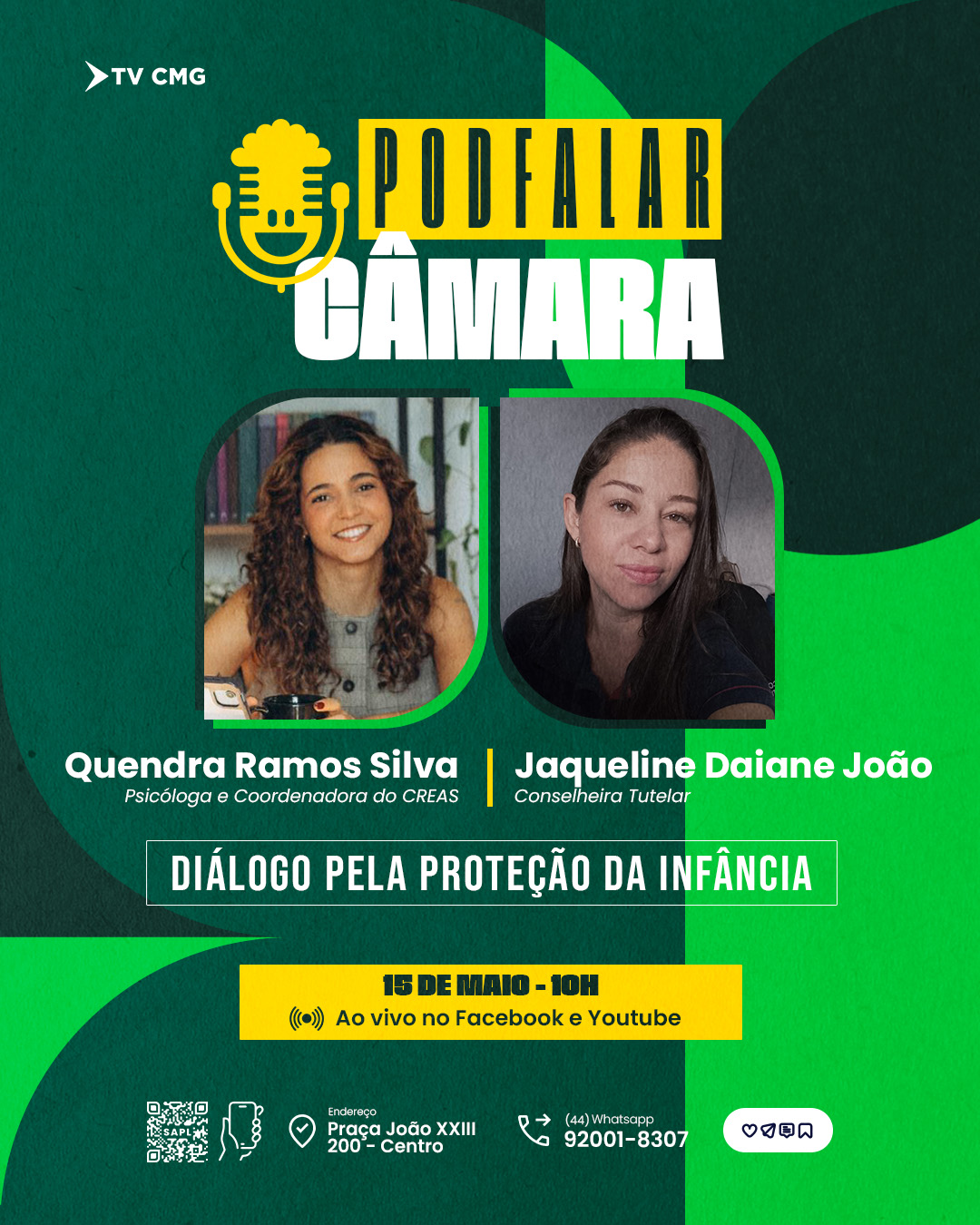 PODFALAR DEBATE A PROTEÇÃO DE CRIANÇAS E ADOLESCENTES NO MAIO LARANJA