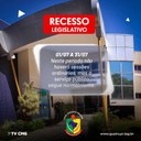 SESSÕES ORDINÁRIAS RETORNAM EM 6 DE AGOSTO SESSÕES ORDINÁRIAS RETORNAM EM 6 DE AGOSTO