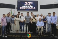 VEREADORES APRESENTAM INDICAÇÕES E VOTAM PROJETOS NA 27ª SESSÃO ORDINÁRIA
